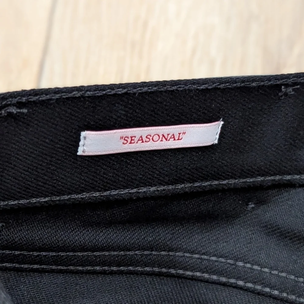 $2840 Mens OFF-WHITE Leaf Embroidered Logo Skate Fit Jeans Black 32 - Picture 7 of 12